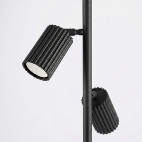 Sollux SL.2016 - Lampadar KARBON 3xGU10/10W/230V negru