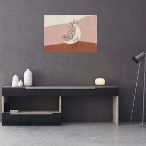 Tablou - Boho frunze N⁰2 (70x50 cm)