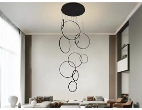 Lustră LED dimabilă pe cablu LED/290W/230V 3000-6500K + telecomandă