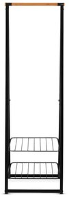 Suport multifunctional pentru haine Brabantia Linn 1000814, Otel, Negru