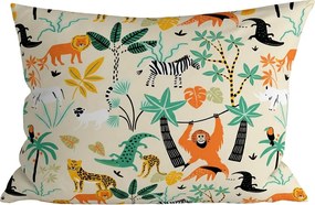 Fata de perna din microfibra JUNGLE FRIENDS 70x90 cm, colorat