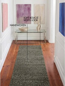 Covor tip traversă verde țesut manual din material bouclé 80x200 cm Notting Hill Portobello – Ted Baker