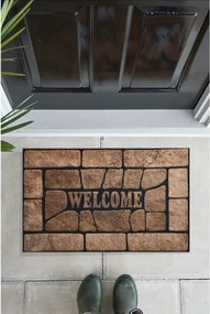Covoras VOLGA, 40x60 cm, forma dreptunghiulara, PVC, maro