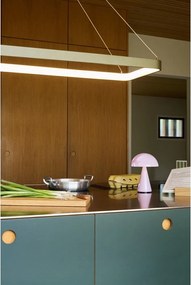 Veioză roz-deschis LED cu intensitate reglabilă (înălțime 20 cm) Mush – Hübsch