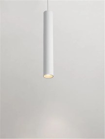 Pendul tubular design modern minimalist SEAWAVE, alb