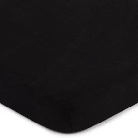Cearşaf de pat 4Home jersey, negru, 220 x 200 cm