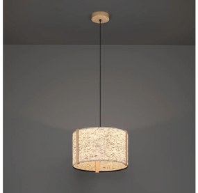 Lustră pe cablu Eglo 390323 HONTONGAS 1xE27/25W/230V bej