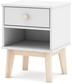 Noptieră de copii albă Esteban – Marckeric