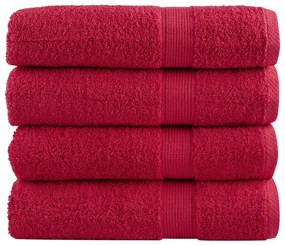 vidaXL Prosoape de baie premium SOLUND 4 buc 100x150 cm 600 gsm
