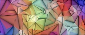 Tablou - Abstracția poligonală (120x50 cm)