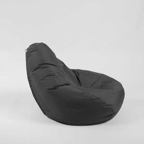 Fotoliu Nirvana Hobbit Pufrelax, Material Impermeabil - Gri inchis