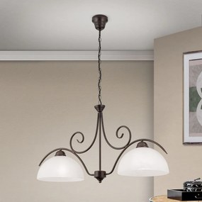 Candelabru design rustic cu 2 brate Marco LU 1669/2 Antik OR