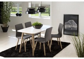 Masă de sufragerie BERG alb