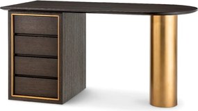 Birou elegant design LUX furnir de stejar Del Rio