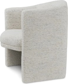 Fotoliu elegant design LUX Watertown, Seashell off white