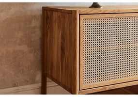 Comodă joasă din lemn de stejar 97x69 cm Pola - The Beds