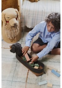 Coș de jucării pentru copii maro închis din material textil 59x16x23 cm Sparky – Lorena Canals