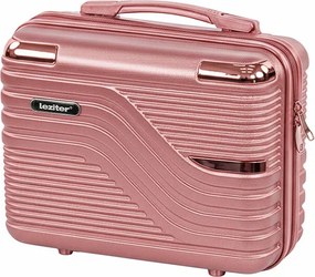 TraveLux Urban valiză mică de mână cu capac dur 28x36x16 cm roz somon