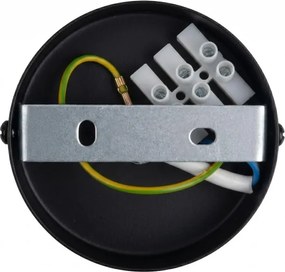 Lustră suspendată pe cablu PIATTO 1xGX53/15W/230V, diametru 35 cm, neagră
