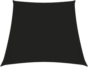 vidaXL Parasolar, negru, 3/5x4 m, țesătură oxford, trapez