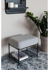Taburet gri deschis Milou – White Label