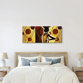 Tablou cu pictură artistică străveche (120x50 cm)