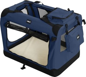 Leopet Cutie de transport pentru câini XL, 81,3 x 58 x 58 cm
