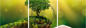 Tablou - Mama natura (cu ceas) (90x30 cm)