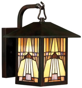 Elstead QZ-INGLENOOK2-S - Aplica de perete pentru exterior INGLENOOK 1xE27/60W/230V IP44