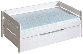 Pat de o persoană 90 cm Balos (cu somieră și sp. depozitare). 605357