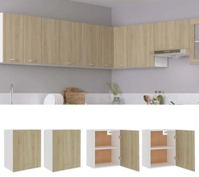 vidaXL Dulapuri suspendate “Lyon”, 2 buc., stejar Sonoma, 50x31x60 cm