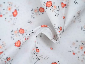 Lenjerie de microfibra FLORINE crem Dimensiune lenjerie de pat: 70 x 80 cm | 140 x 200 cm