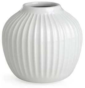 Vază din gresie Kähler Design Hammershoi, înălțime 12,5 cm, alb