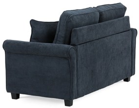 Canapea cu două locuri ASB-4170 BLUE2, manșetă,albastră