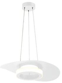 Pendul LED design modern Yumi alb