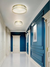 Open Design OR81015 - Plafonieră CAVALLI 3xE27/15W/230V, diametru 52 cm, alamă