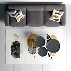 Covor, Woopamuk330, 160x230 cm, Alb