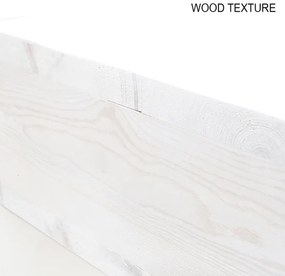 Set de 2 rafturi DIA, alb/negru