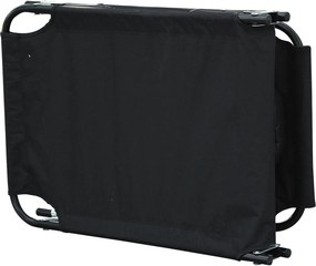Sezlong cu decupaj Outsunny,190x56x28 cm, negru | Aosom Romania