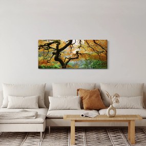 Tablou - Arțarul japonez galben, Portland, Oregon (120x50 cm)