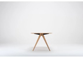 Masă din lemn de stejar Gazzda Ava, 140 x 90 cm