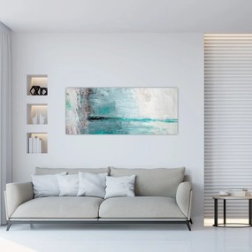 Tablou - pictură abstractă în ulei (120x50 cm)