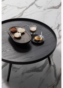Măsuță de cafea WOOOD Mesa, ø 78 cm, negru