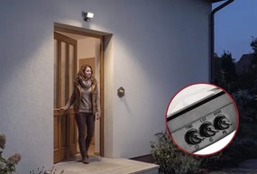 Proiector LED cu senzor de mișcare TAMBO EVO LED/10W/230V 4000K IP44 negru
