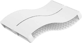 vidaXL Saltea cu arcuri bonnell, fermitate medie, 120x200 cm