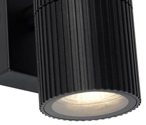 Aplic industrial de exterior negru IP44 - Vigo