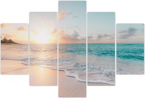 Tablou - Plaja de vis (150x105 cm)