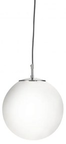 Lustra / Pendul design modern Ã30cm Atom silver / opal 6077 SRT