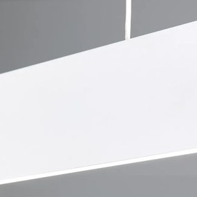 Lustra LED suspendata moderna up/down GIDEON alba