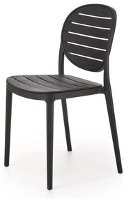 Scaun plastic K529 negru
